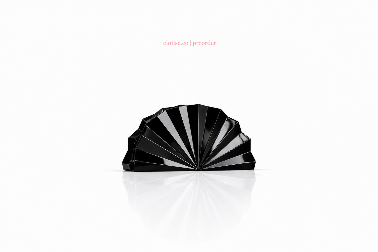 Ogi Clutch | Sculptural Fan Signature