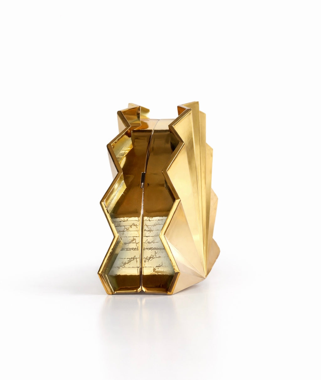 Ogi Clutch | Sculptural Fan Signature