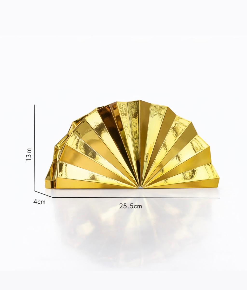 Ogi Clutch | Sculptural Fan Signature