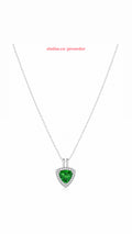 Trielle Necklace | Emerald Triangle Pendant